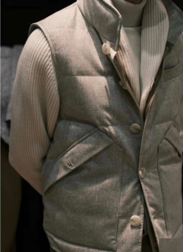 80绒匈牙利大鹅 羽绒马甲  无现货  客供面料定制